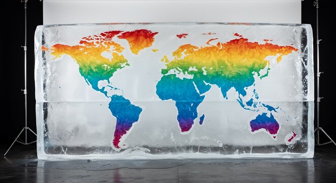 Melting Rainbow World: A Cry for LGBTQ+ Rights