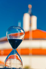 Hourglass landscape shot at Therme Bad Griesbach im Rottal, Passau, Bavaria, Germany