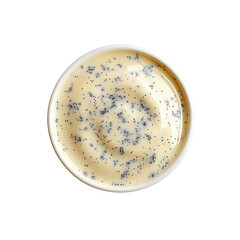 Creamy Poppy Seed Dressing in a Small Bowl, Top View