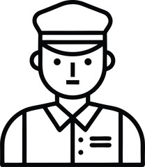 police officer vector