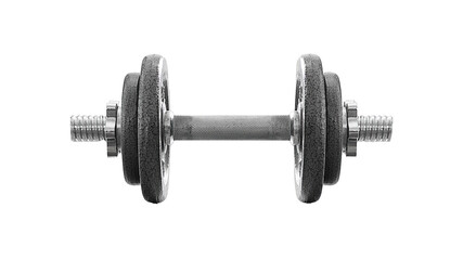 PNG. Dumbbells on a transparent background.