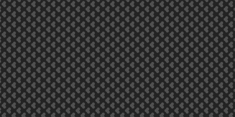 Black metal texture steel background. Perforated sheet metal. vector
