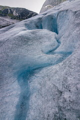 Beautiful view of the hike in Nigardsbreen glacier (Norway)


























