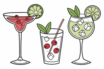 cocktail with cherry
