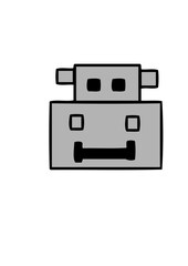 hippopotame face cartoon