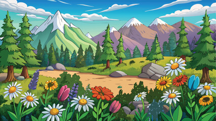 Alpine mountain lake with crystal clear water reflecting the majestic snow-capped peaks and vast sky © Nayeem Sheikh