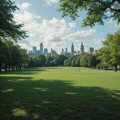 Obraz premium central park view