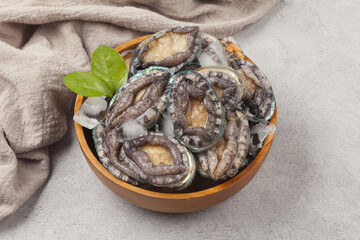 A general term for abalone and other shellfish.
