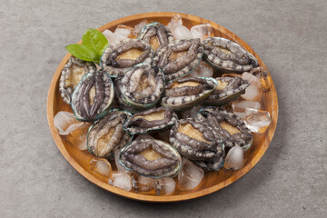 A general term for abalone and other shellfish.