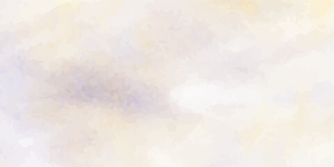 light yellow and white color paper background. Abstract Painted Illustration. Brush stroked painting. 