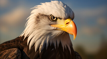 Obraz premium portrait of a bald eagle