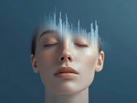 Understanding sleep patterns through a detailed hypnogram and biometric analysis graph