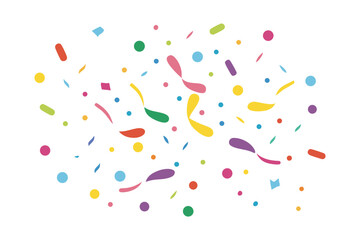 party streamers and confetti