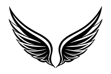 Winged Symbol Design Vector Illustration
