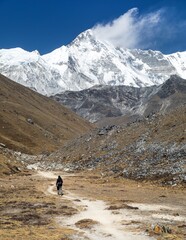 Mount Cho Oyu, way to Cho Oyu base camp