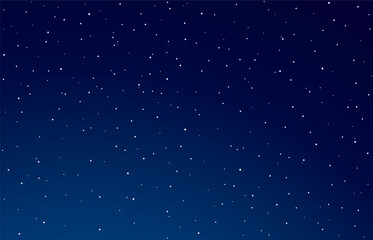 Obraz premium Stars in the night sky. Vector drawing