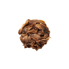 Close-up of a Pile of Canned Tuna Flakes