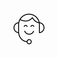 customer support icon sign vector