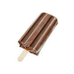 Delicious Chocolate Ice Pop, Partially Eaten, Summer Treat