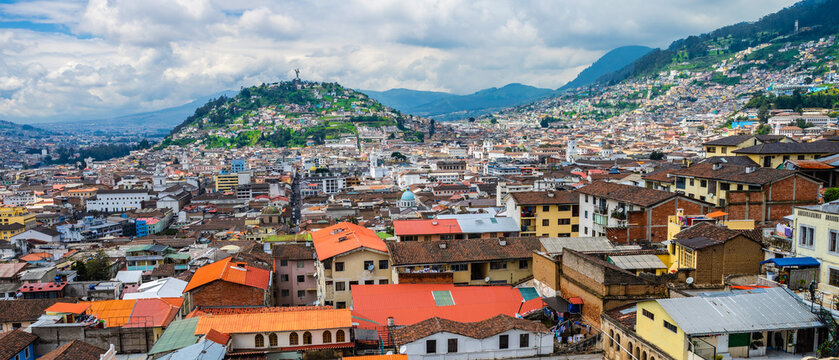 Quito Ecuador, Panoramic View of the City