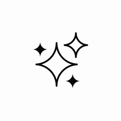 shine glow icon sign vector