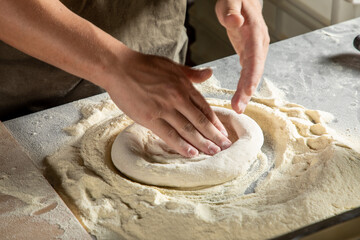 lavorazione impasto pizza farina