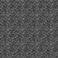 Fototapeta premium Gray denim woven basket weave seamless pattern background
