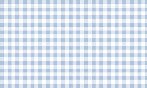 Light blue and white checkered gingham pattern with a soft, clean design. Perfect for fabric textures, backgrounds, print projects, home decor, and digital design under commercial use.