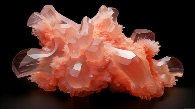 seashell isolated on black