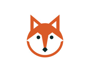 Obraz premium Modern fox identity logo for digital branding