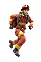 Firefighter cartoon helmet adult.