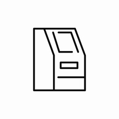 atm transactions icon sign vector