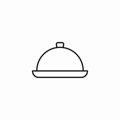 food serving icon sign vector