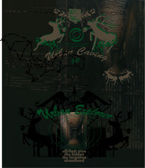 grunge halloween background