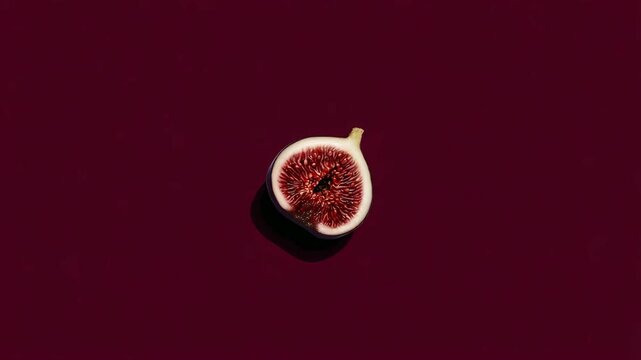 Half of a fig