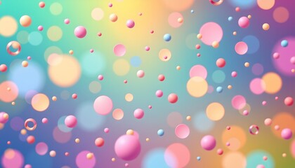 a vibrant and colorful background filled with numerous small circles in various colors. these circles are dispersed across the entire scene, creating a lively and dynamic atmosphere