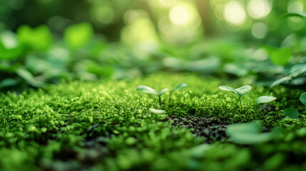 Moss Textures in Nature – Tranquil Ground Covers & Green Growth