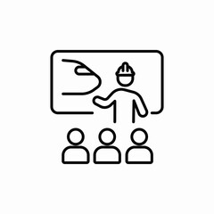 aircraft engineering presentation icon sign vector