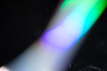 light leak overlay effect with blur rainbow light leaks and bokeh,retro grain noisy film distressed...