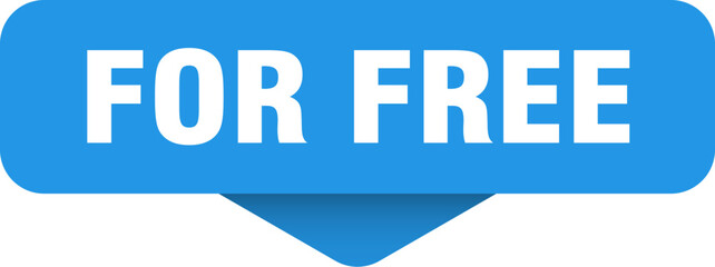 for free sticker. for free sign on transparent background