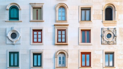 Fototapeta premium A collection of diverse architectural elements from around the world, symbolizing cultural diversity and heritage, minimalistic photography style