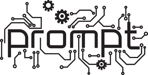 Prompt writing with added futuristic accents