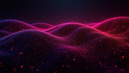 Fototapeta premium Mesmerizing abstract background with glowing particles and dynamic visual effects