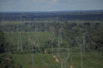 torres de transmiss&atilde;o rondonia porto velho rio madeira hue jirau