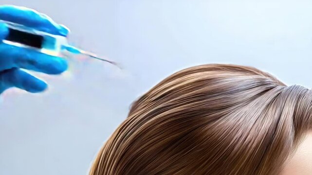 Hair care expert discussing scalp conditions, dandruff and psoriasis as contributors to hair loss