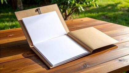 Eco-Friendly Kraft Paper Journal Blank Pages for Creativity and Notes