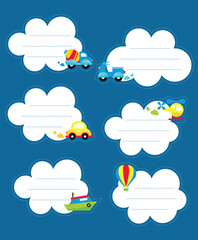 A charming and practical school notebook sticker perfect for kids
