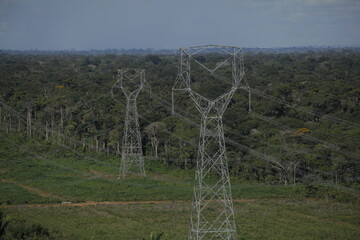 torres de transmissão rondonia porto velho rio madeira hue jirau 
