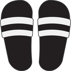 귀여운 삼선 슬리퍼