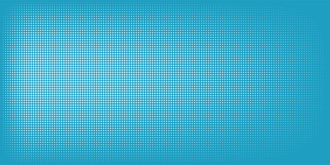 Halftone dots on blue background. Comic pop art style blank layout. Template design for comic book, presentation, sale or web banner. Vector illustration